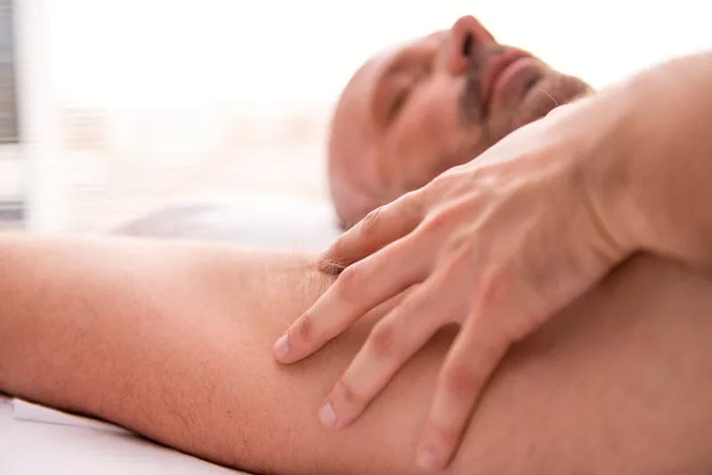 slow conscious tantric massage touch for men