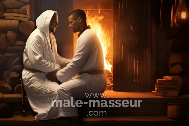 Gay massage afterglow