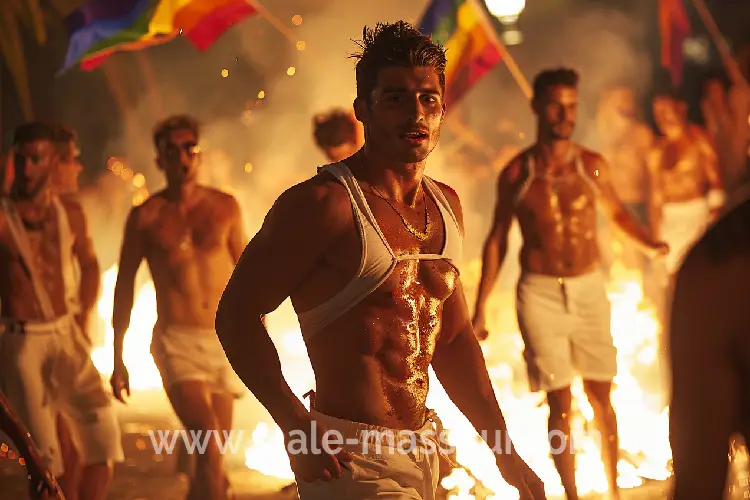 Gay Sant Joan festivities during Gay Pride Barcelona 