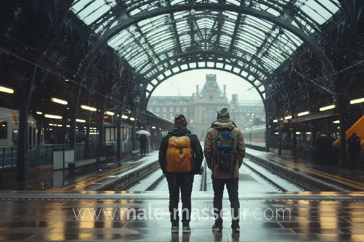 Gay cruising Barcelona railway station