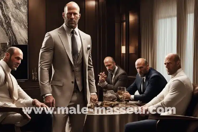 professional male masseur preparing private outcall session