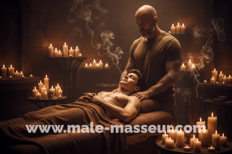 man relaxed after tantric massage session in Barcelona