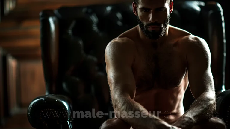 Private gay fetish massage in luxury Barcelona studio