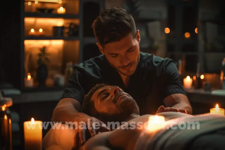 First time nude male massage